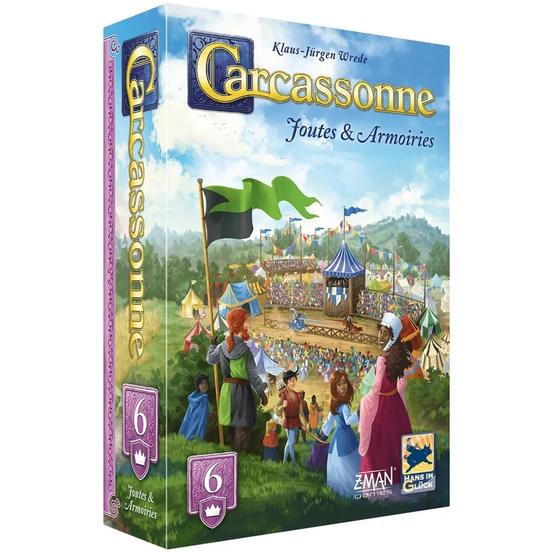 Carcassonne: Ext 6: Joutes & Armoiries - Version 2025 (FR)