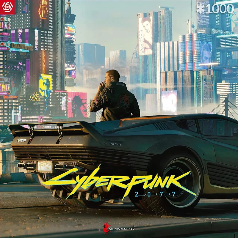 Cyberpunk 2077: Mercenary on the Rise Puzzle 1000 pièces