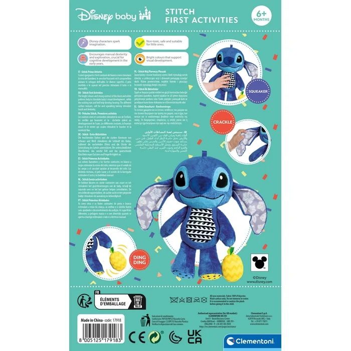 Stitch, ma peluche d'activités