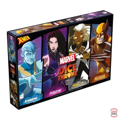 Dice Throne Marvel X-Men – Iceberg / Psylocke / Tornade / Wolverine