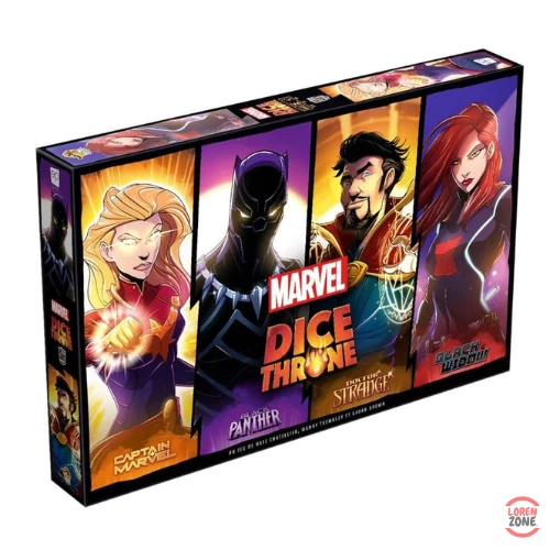 Dice Throne Marvel – Avengers (Black Panther / Captain Marvel / Black Widow / Dr Strange)