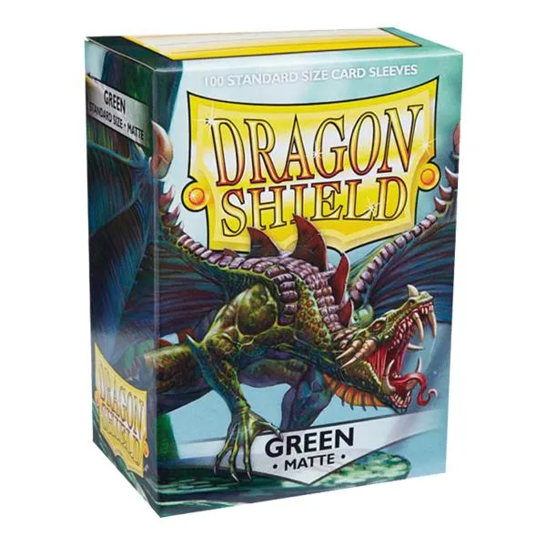 100 Dragon Shield Matte Green