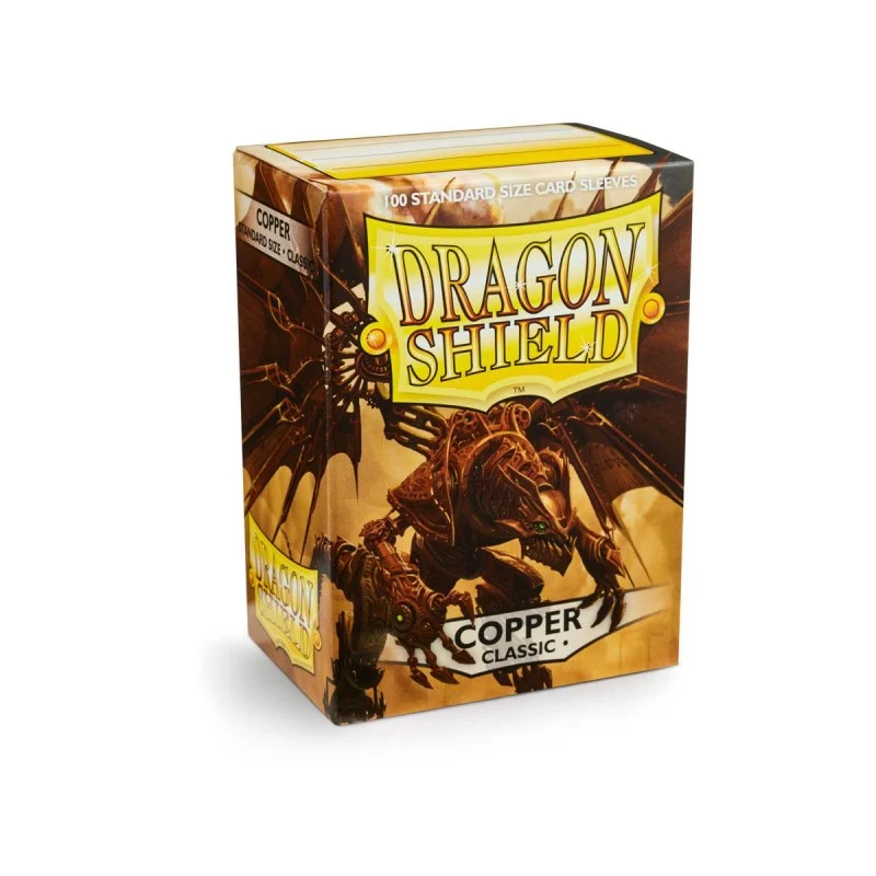 100 Dragon Shield Classic Copper