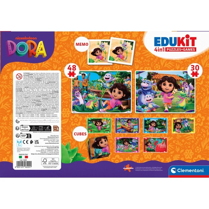 Edukit 4 en 1 - Dora l'Exploratrice
