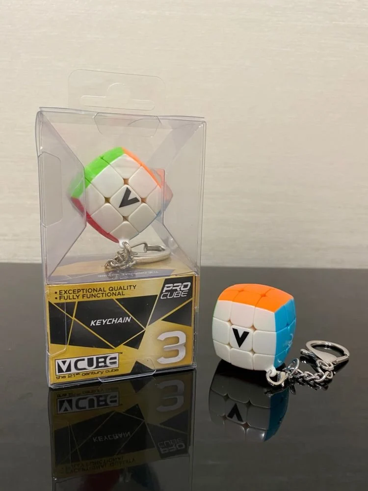 Porte clé Rubick's 3X3 V Cube - Bombé