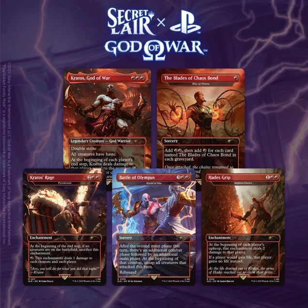 Magic - Secret Lair x God Of War 1