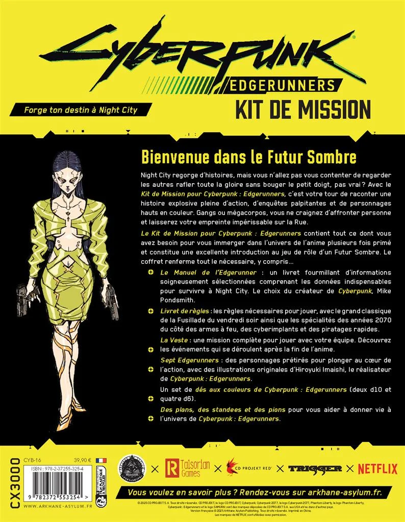Cyberpunk - Edge Runner - Kit de mission