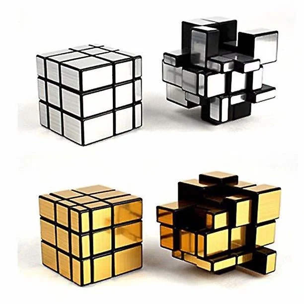 Mirror cube - 3x3 - Silver / Gold