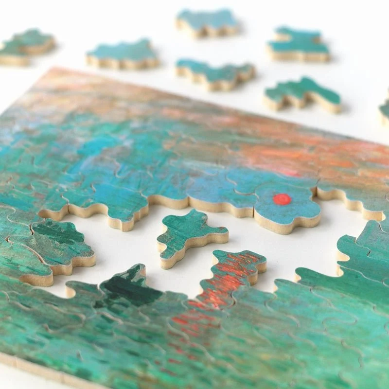 Puzzle Bois Michèle Wilson - 80 pièces - Impression, Soleil Levant - Monet
