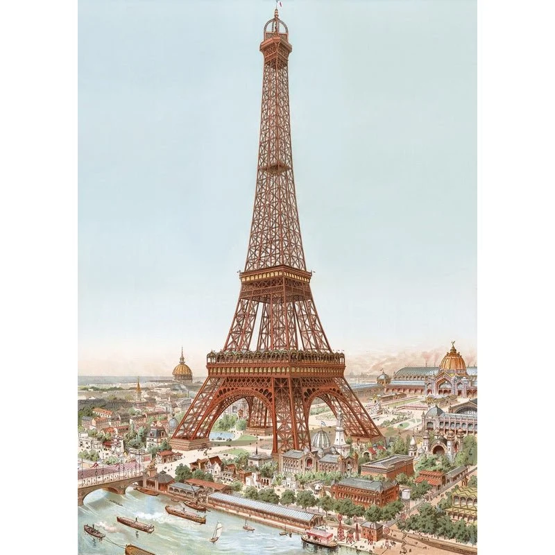 Puzzle Bois Michèle Wilson - 80 pièces - La Tour Eiffel - Tauzin