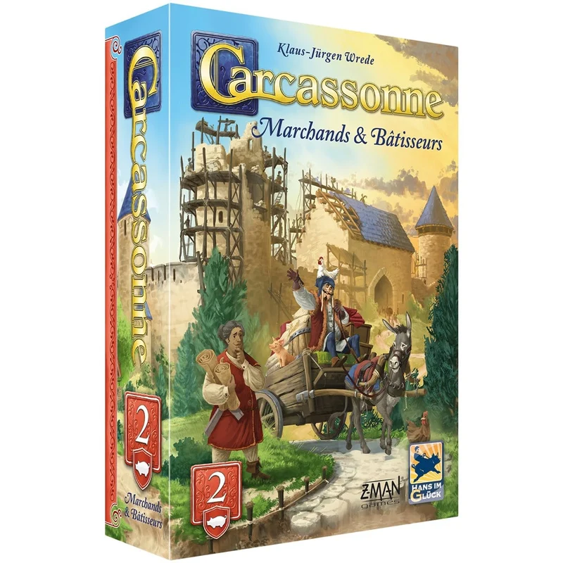 Carcassonne: Ext 2: Marchands & Batisseurs - Version 2025 (FR)