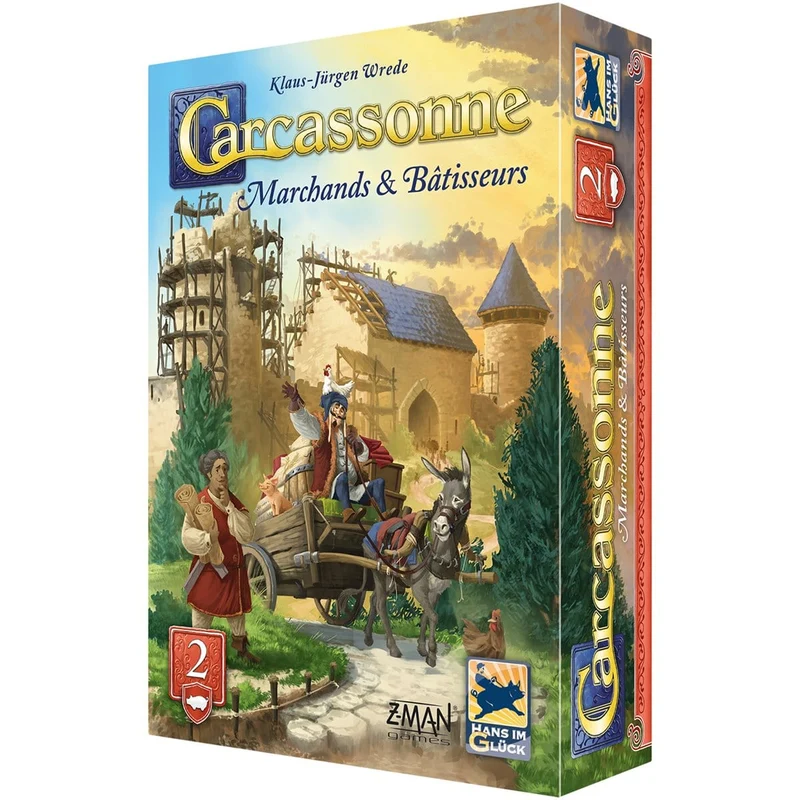 Carcassonne: Ext 2: Marchands & Batisseurs - Version 2025 (FR)