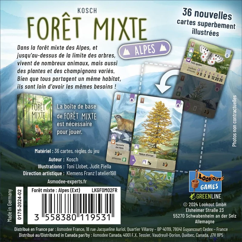 Forêt Mixte : Alpes (Extension)