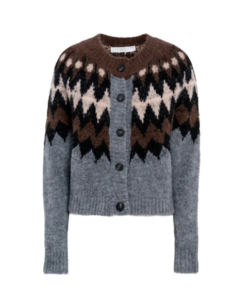 Tela - Cardigan Eiko - Gris