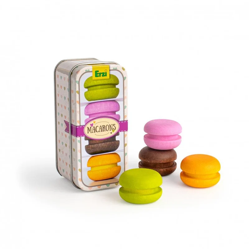 Macarons en bois pour dinette