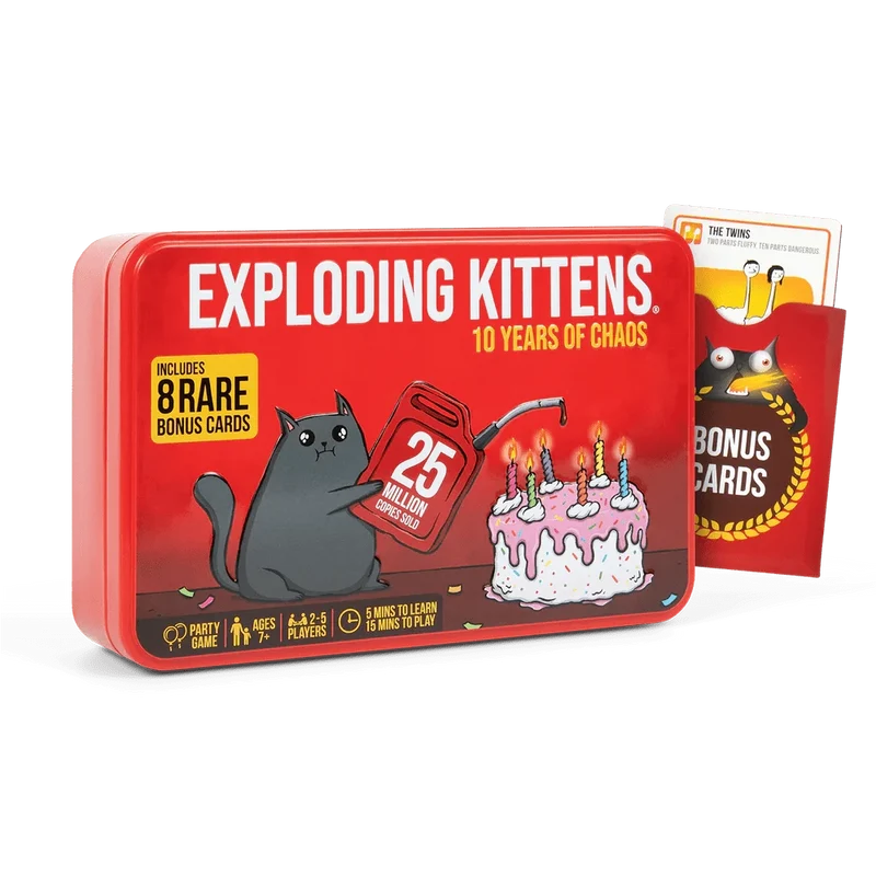Exploding Kittens - 10 Years Anniversary Tin (EN)