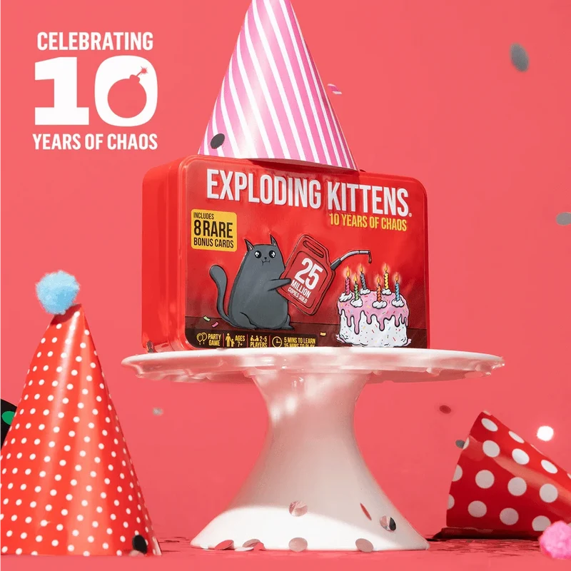 Exploding Kittens - 10 Years Anniversary Tin (EN)