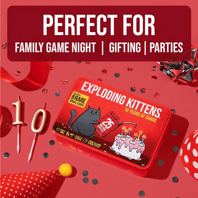 Exploding Kittens - 10 Years Anniversary Tin (EN)