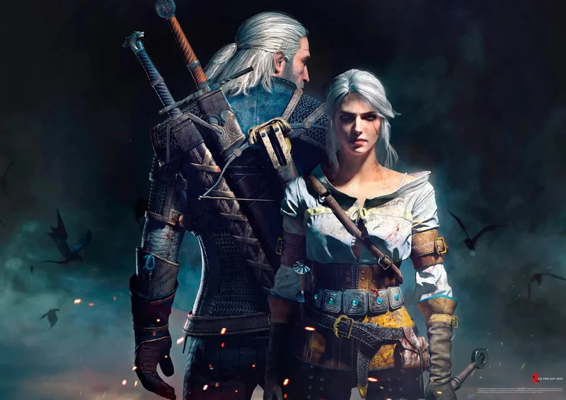 The Witcher Geralt & Ciri Puzzle 1000 pièces
