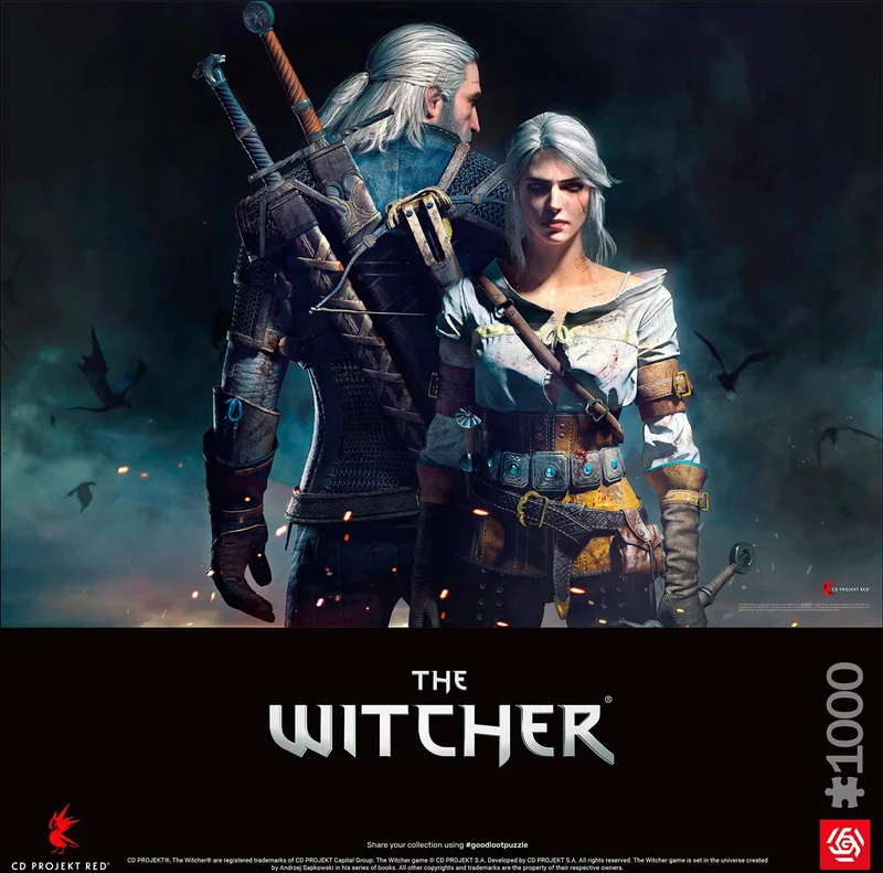 The Witcher Geralt & Ciri Puzzle 1000 pièces