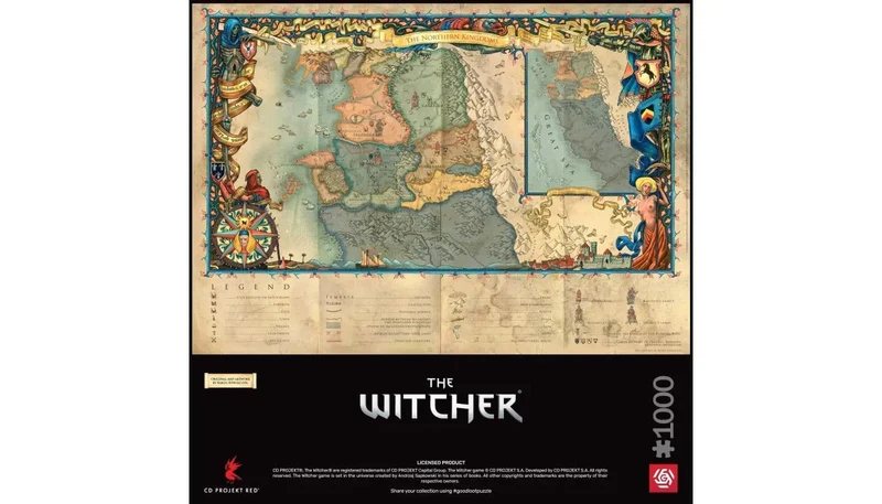 The Witcher The Northern Kingdoms Puzzle 1000 pièces