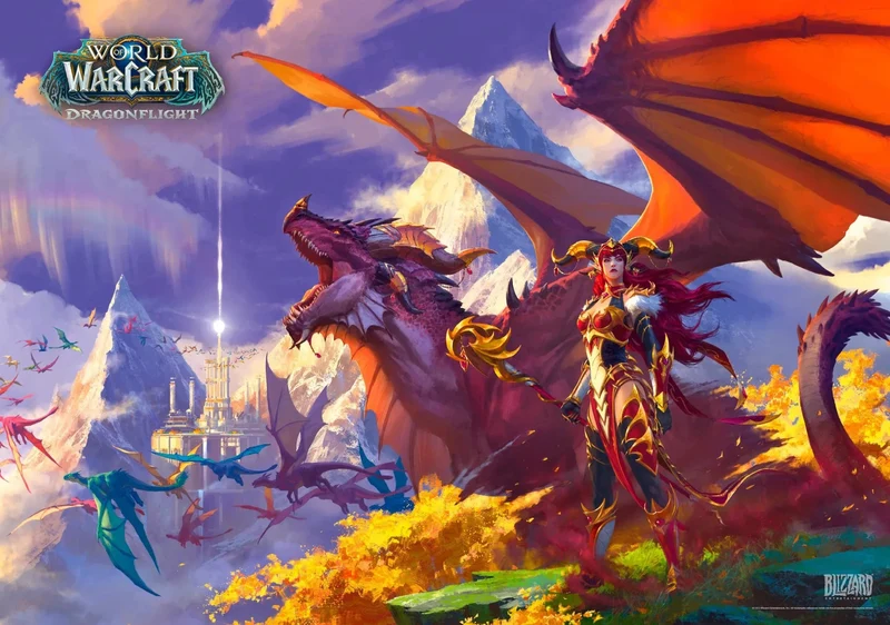 World of Warcraft Dragonflight Puzzle 1000 pièces