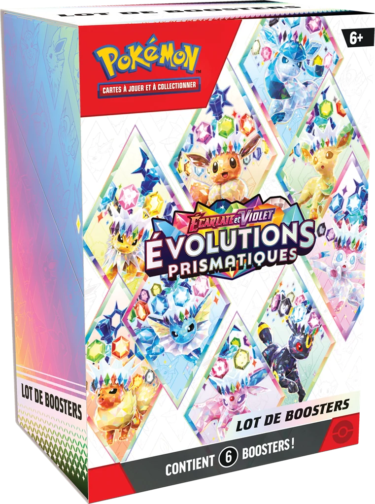 Pokémon - EV8.5 - Bundle 6 boosters Evolutions Prismatiques