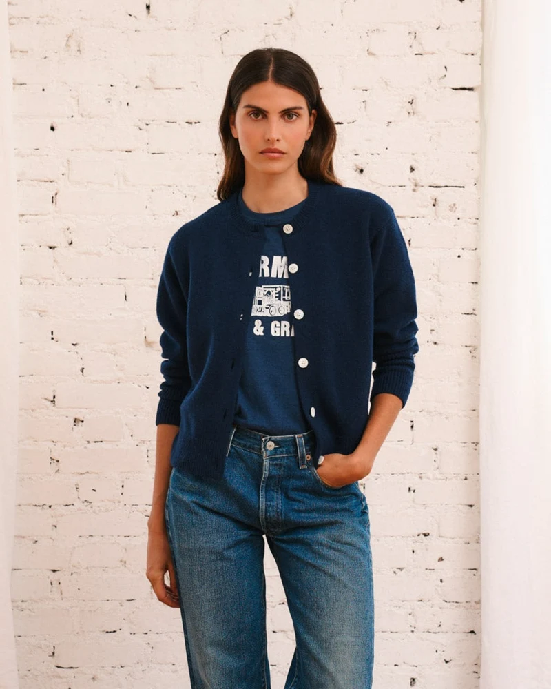 Merci - Cardigan Grace - Marine