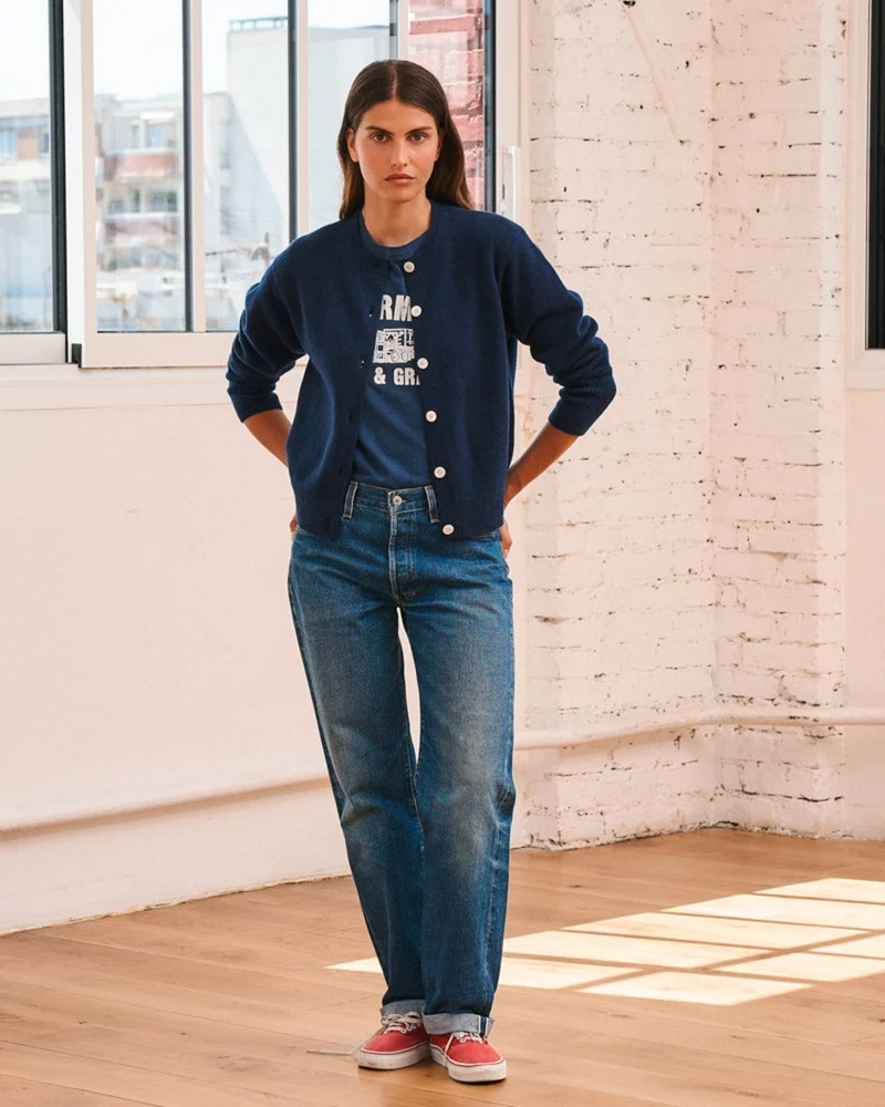 Merci - Cardigan Grace - Marine