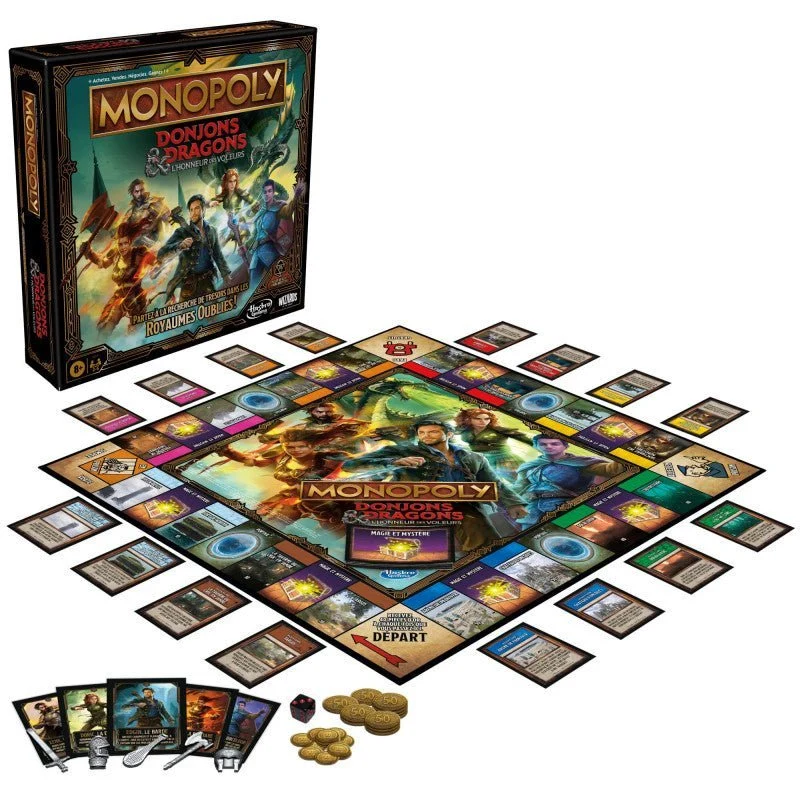 Boîte abîmée - Monopoly - Donjons & Dragons L'honneur des Voleurs