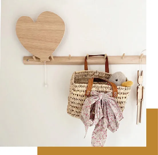 Boite à musique coeur en bois