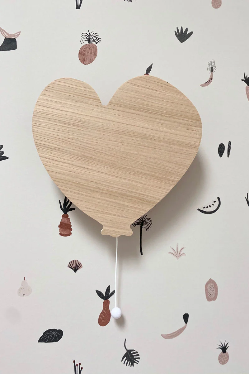 Boite à musique coeur en bois