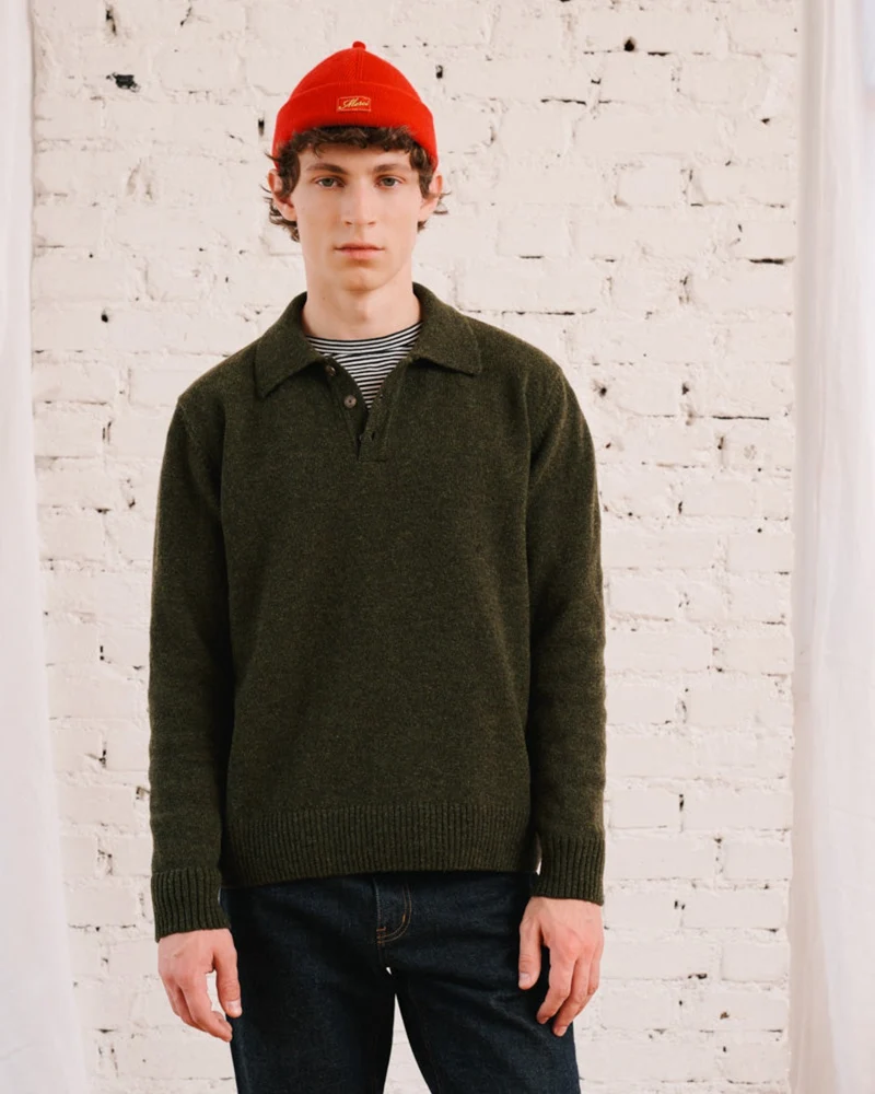 Merci - Pull Gaspard - Kaki