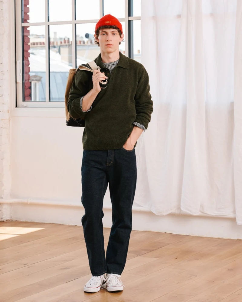 Merci - Pull Gaspard - Kaki