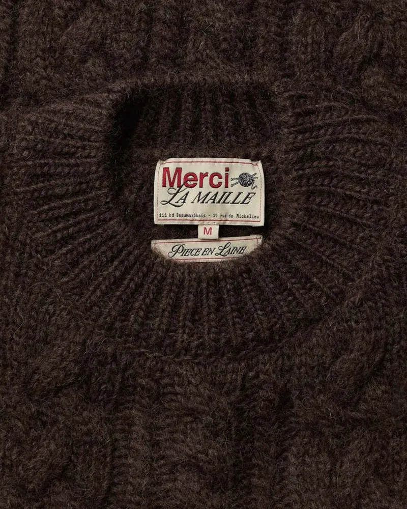 Merci - Pull Marius - Marron Chiné