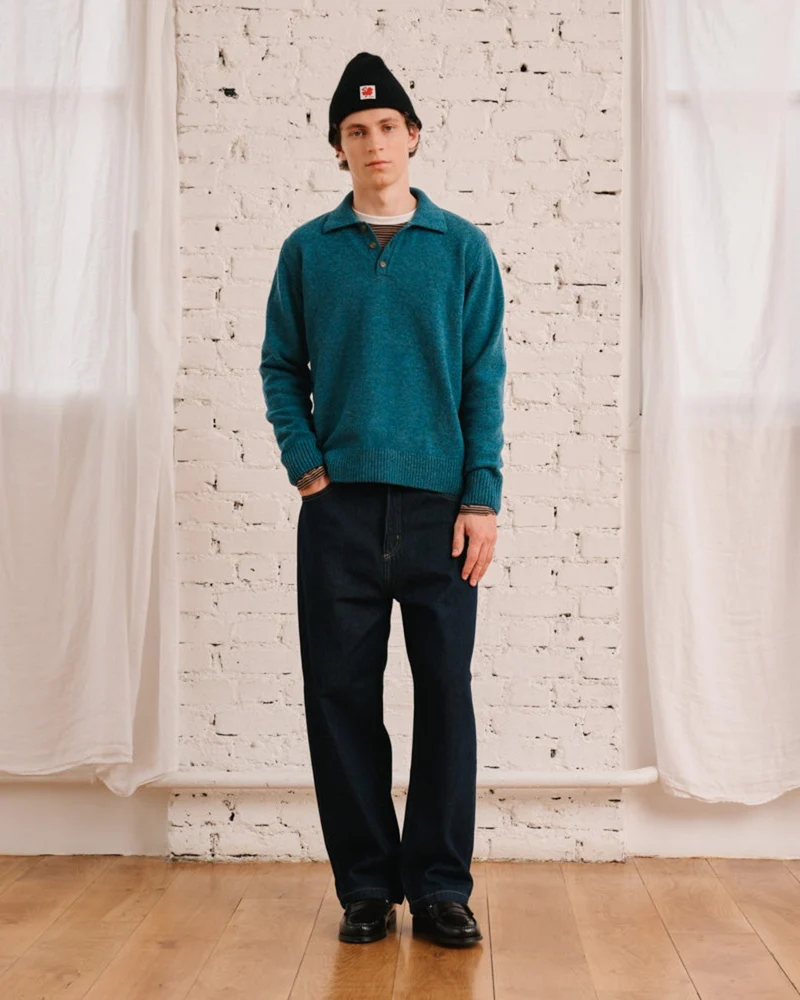 Merci - Pull Gaspard - Bleu