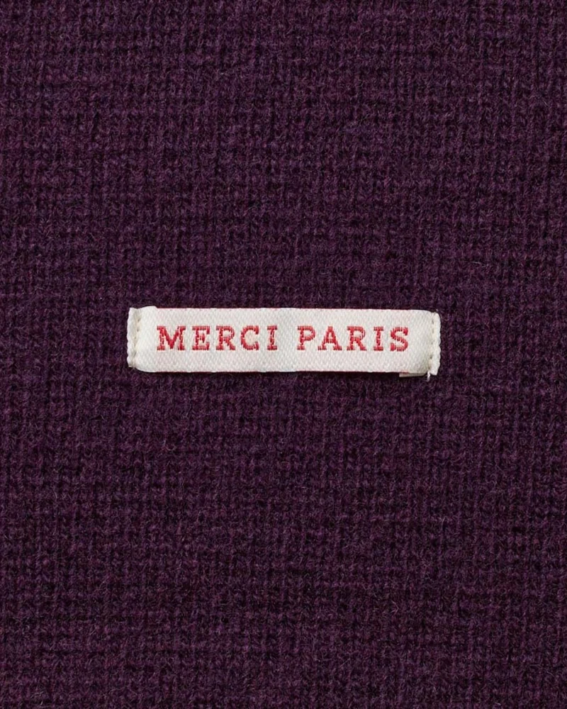 Merci - Pull Giulia - Violet Jaune & Rouge