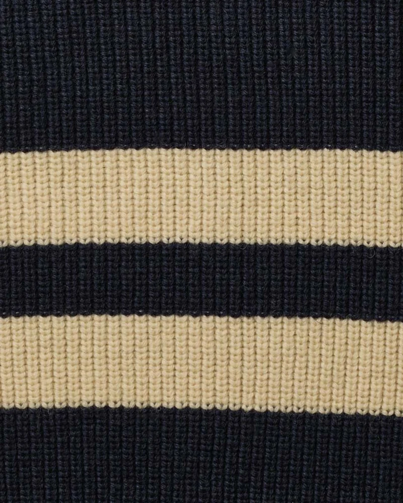 Merci - Pull Adrian - Marine Ecru & Bordeaux