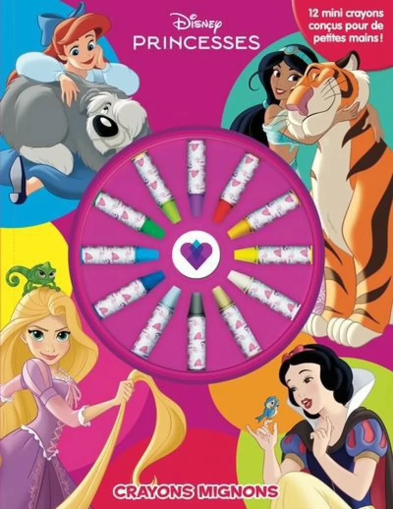 Disney Princessses: crayons mignons