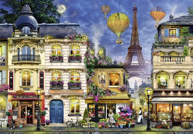 Promenade du soir dans Paris