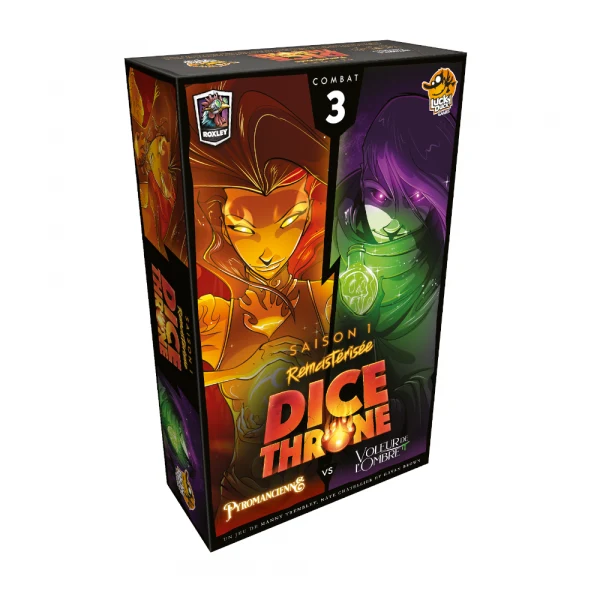 Dice Throne S1 Pyromancien vs Voleur