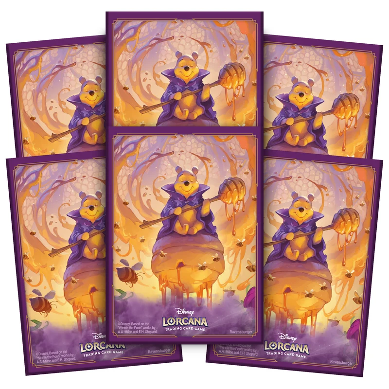 Disney Lorcana - Set 6 La Mer Azurite - Protège Cartes Winnie l'Ourson