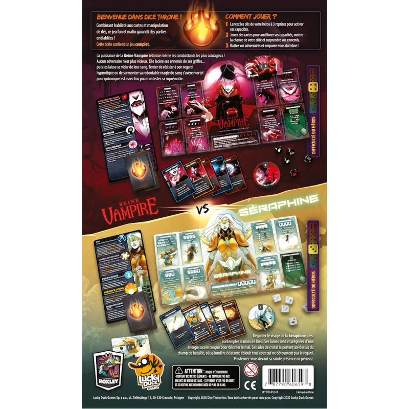 Dice Throne S2 : Séraphine VS Reine Vampire