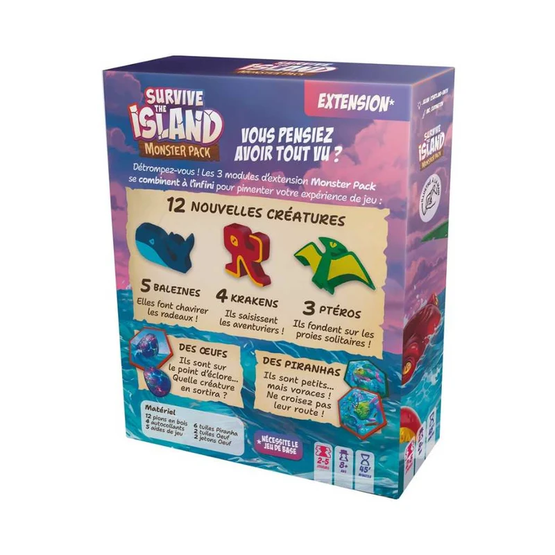 Survive The Island: ext. Monster Pack (FR)