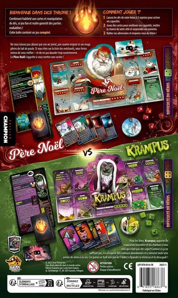 Dice Throne : Pere-Noël vs Krampus (FR)