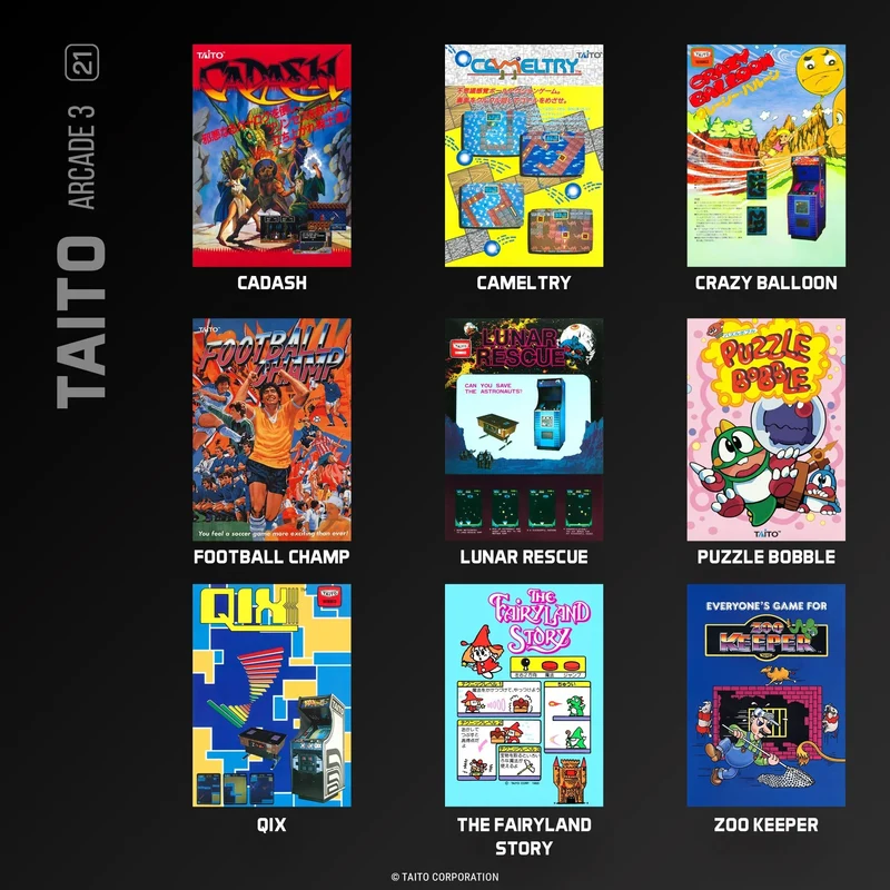 Blaze Evercade - TAITO Arcade Collection 3 - Cartouche n°21