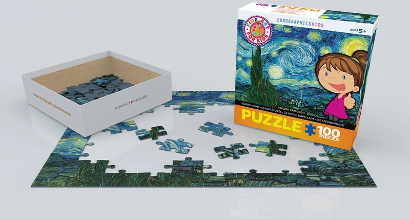 Puzzle Eurographics - 100 p - La nuit étoilée - Vincent Van Gogh