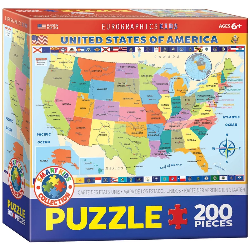 Puzzle Eurographics - 200 p - Carte de l’Europe