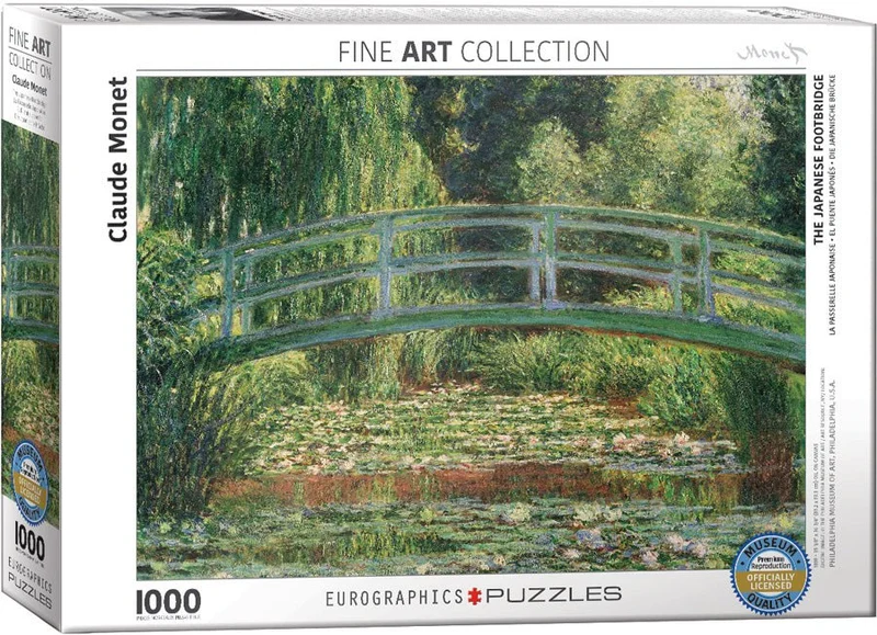 Puzzle Eurographics - 1000 p - Le pont japonais - Monet