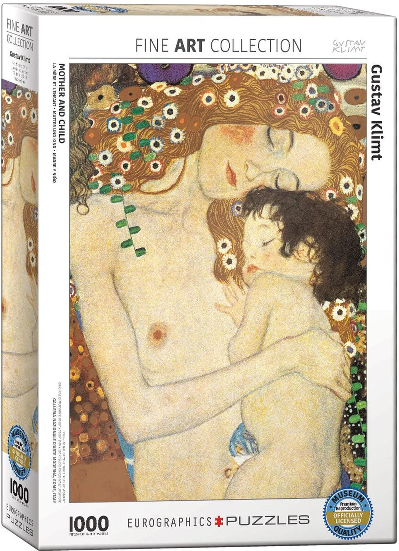 Puzzle Eurographics - 1000 p - La mère et l'enfant - Klimt